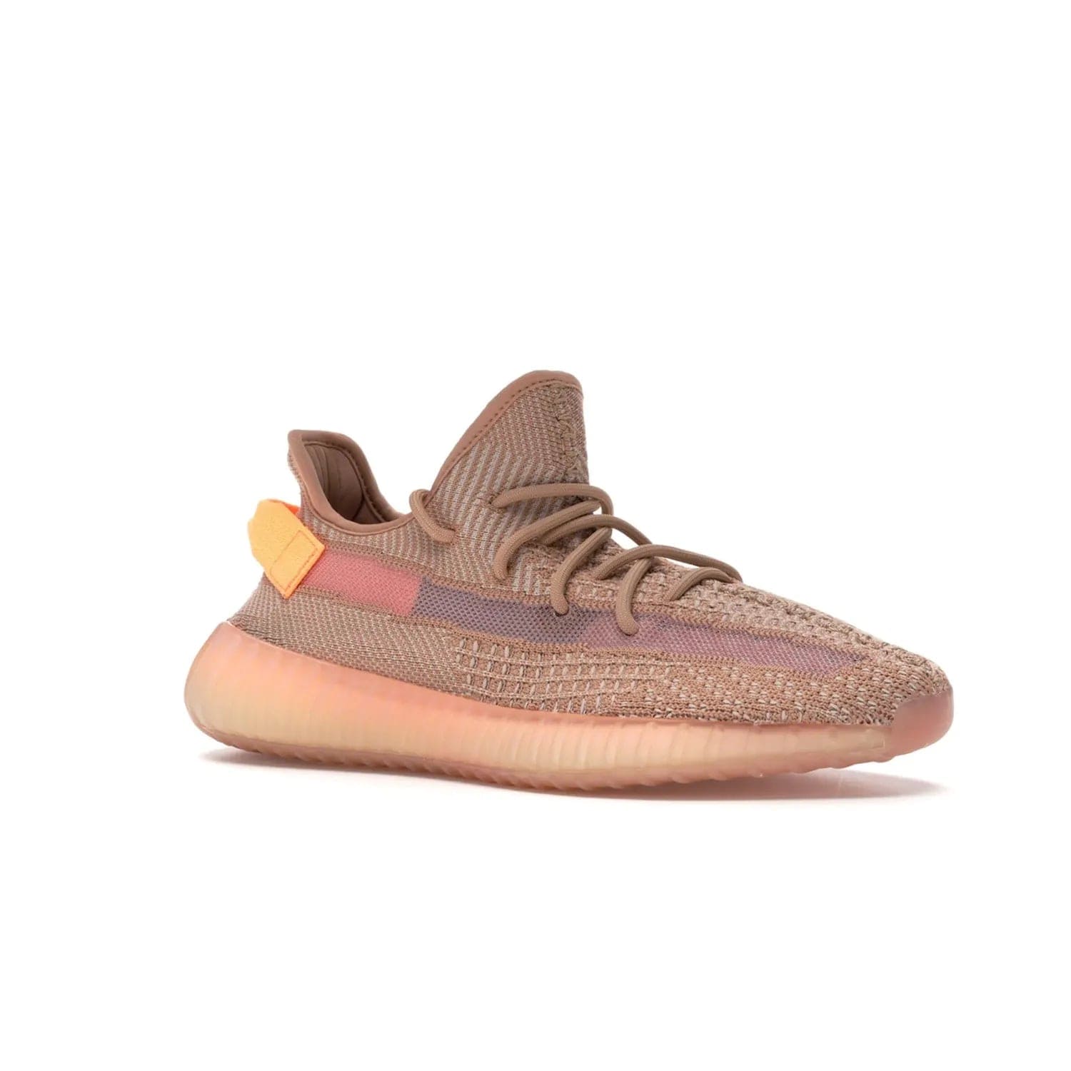 adidas Yeezy Boost 350 V2 Clay - Image 4 - Only at www.BallersClubKickz.com - The adidas Yeezy Boost 350 V2 Clay - style and swag in one shoe. Orange accents, clay midsole and sole. Get yours today!