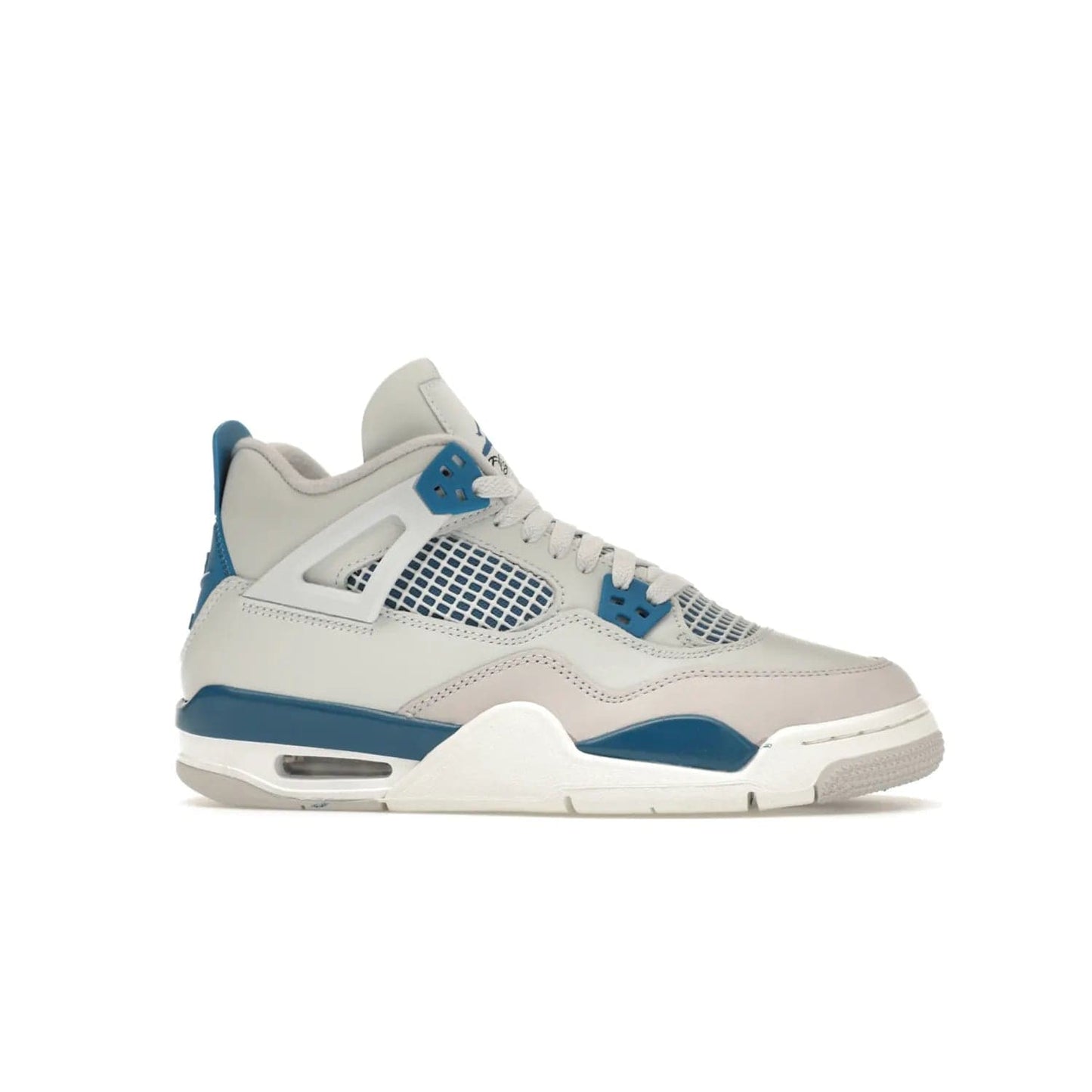 Jordan 4 Retro Military Blue (2024) (GS) - Image 2 - Only at www.BallersClubKickz.com - 