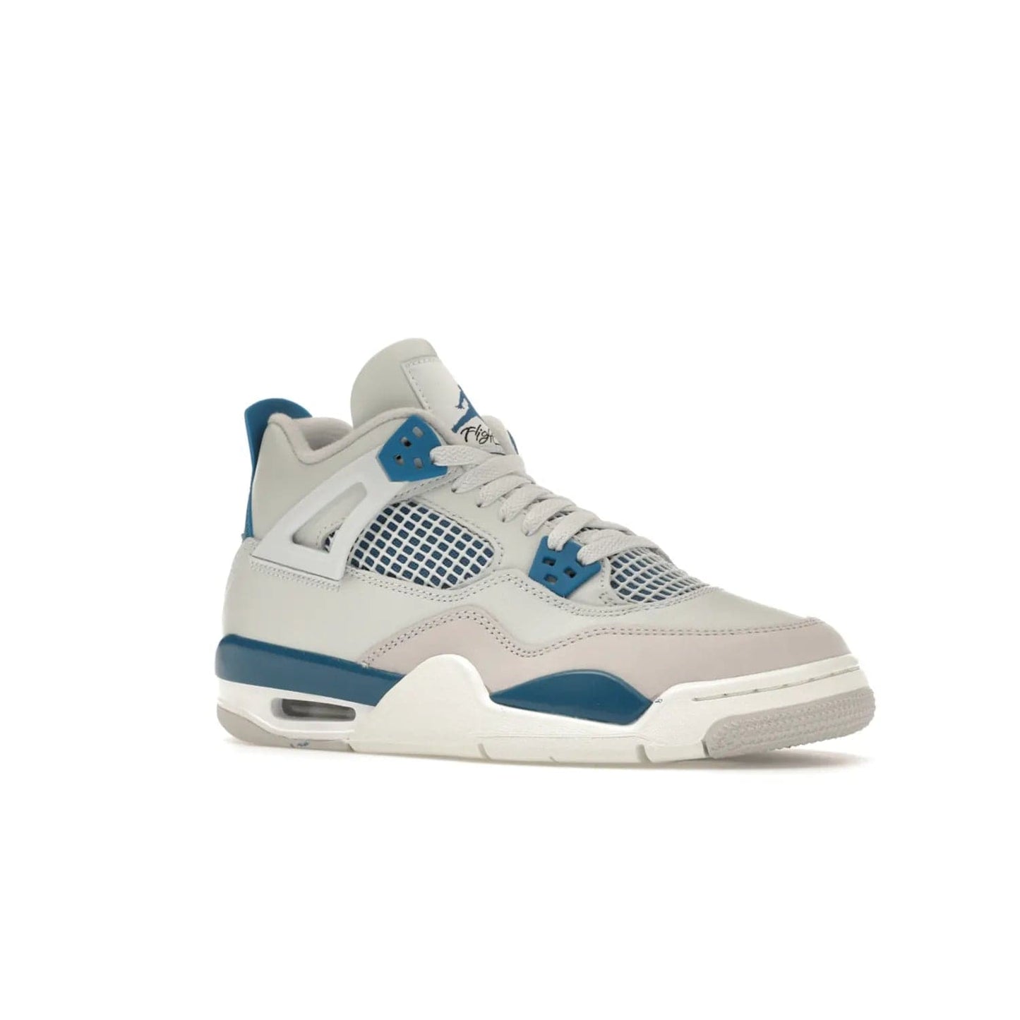 Jordan 4 Retro Military Blue (2024) (GS) - Image 4 - Only at www.BallersClubKickz.com - 