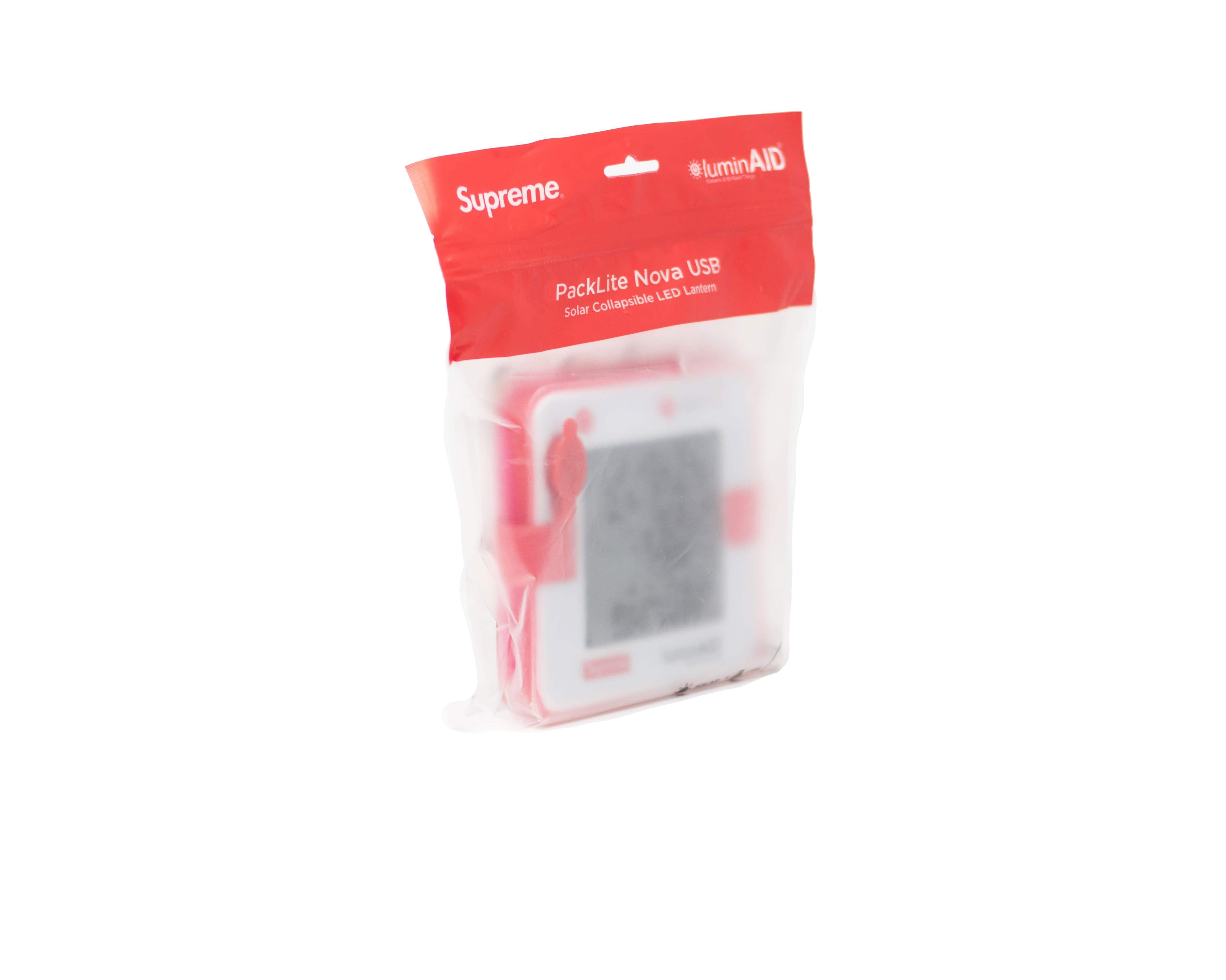 Supreme LuminAID Packlite Nova USB Red – Ballers Club Kickz